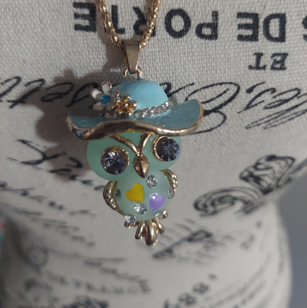 Betsey Johnson Owl Necklace